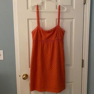 Max studio women’s eyelet lined dress summer